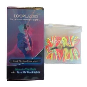 Loop Lasso nano the original hole in the dark string shooter toy bend light